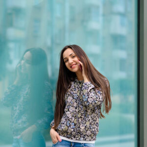 Chamarra Zara Floreada